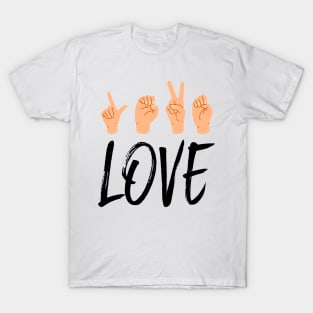 Love - sign language T-Shirt